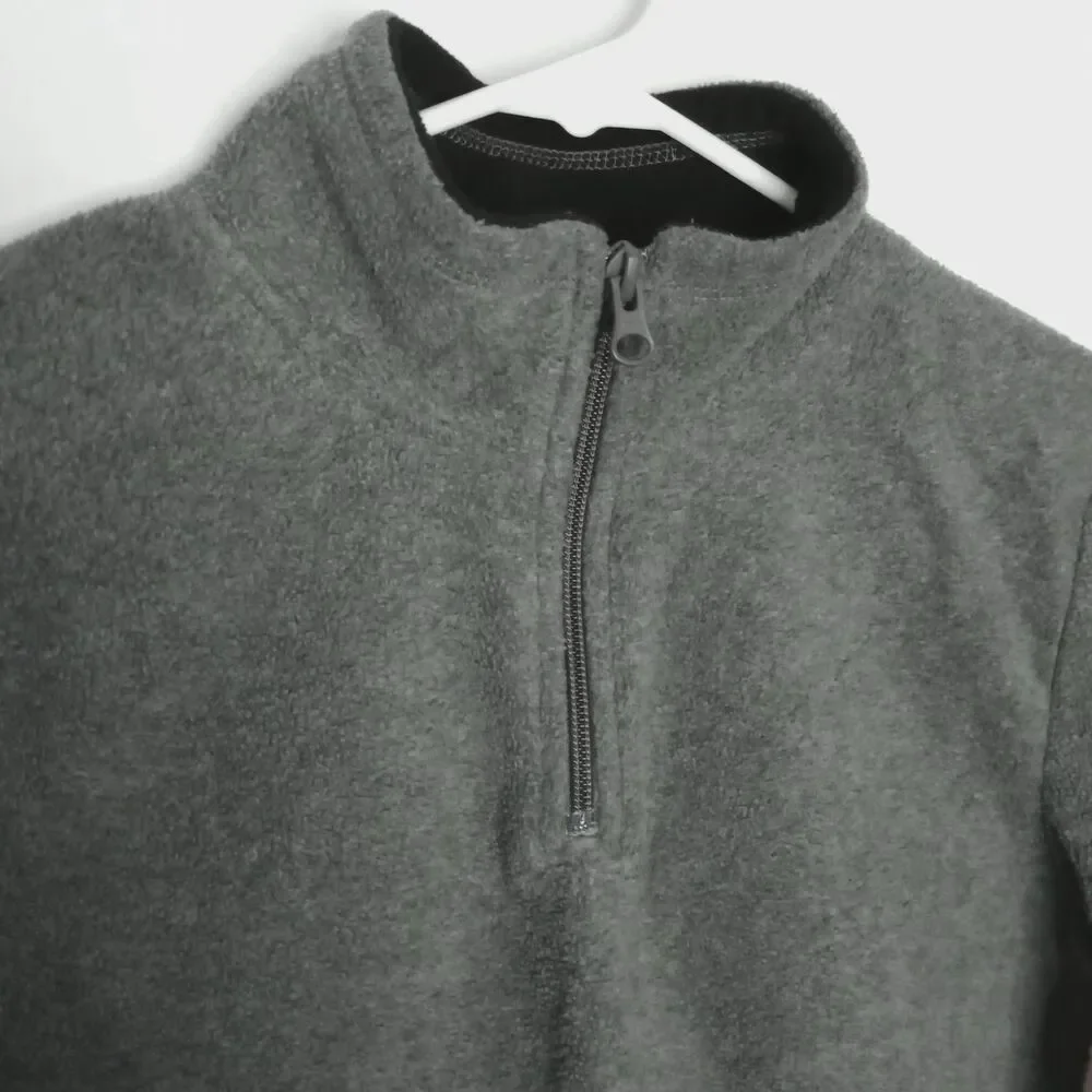 The Children's Place Quarter Zip Pullover Fleece Top Athletic Sweater Boys Large